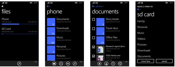 Free File Manager for Windows Phones Download